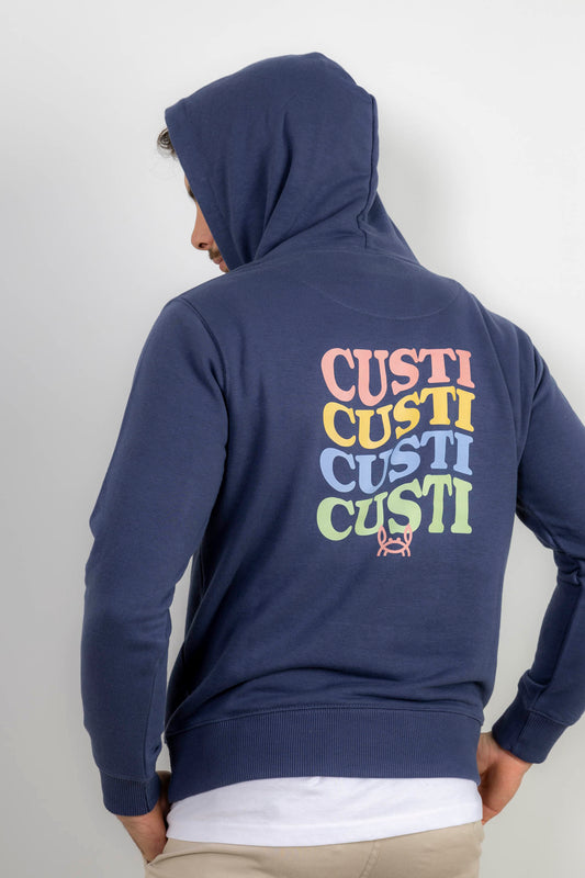 Sudadera Capucha Marino | Paris