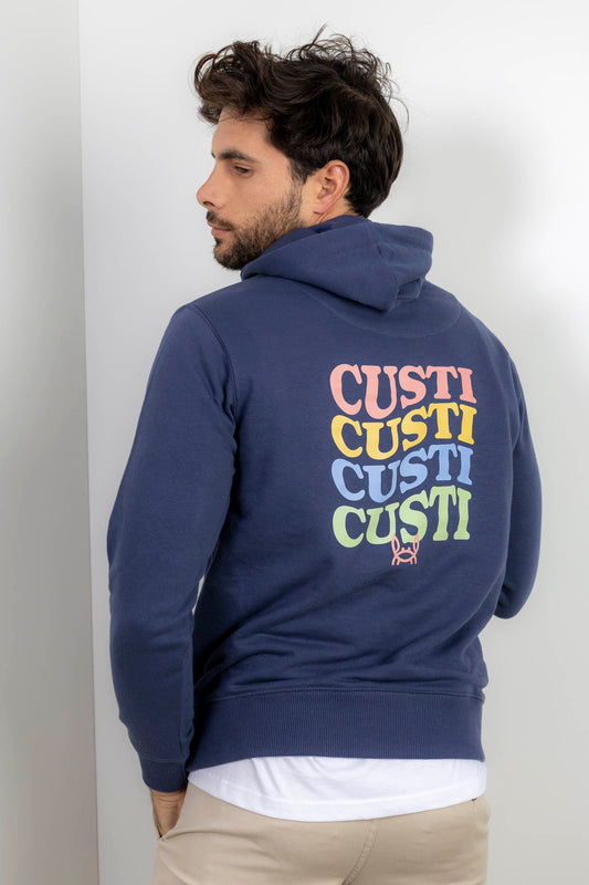 Sudadera Capucha Marino | Paris