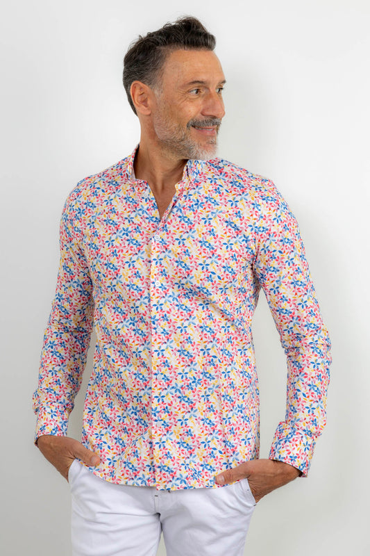 Camisa estampada slim fit | Petalos
