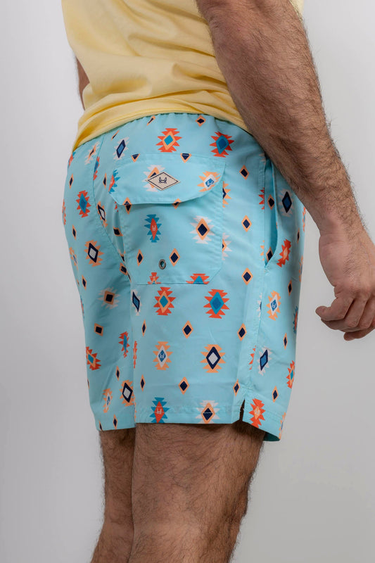 Bañador Etnico Turquesa