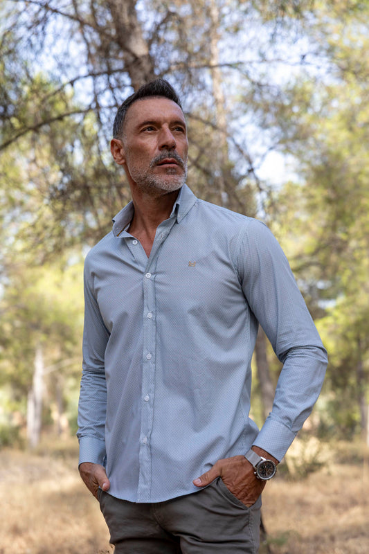 Camisa Estampada Circulos | Leganes