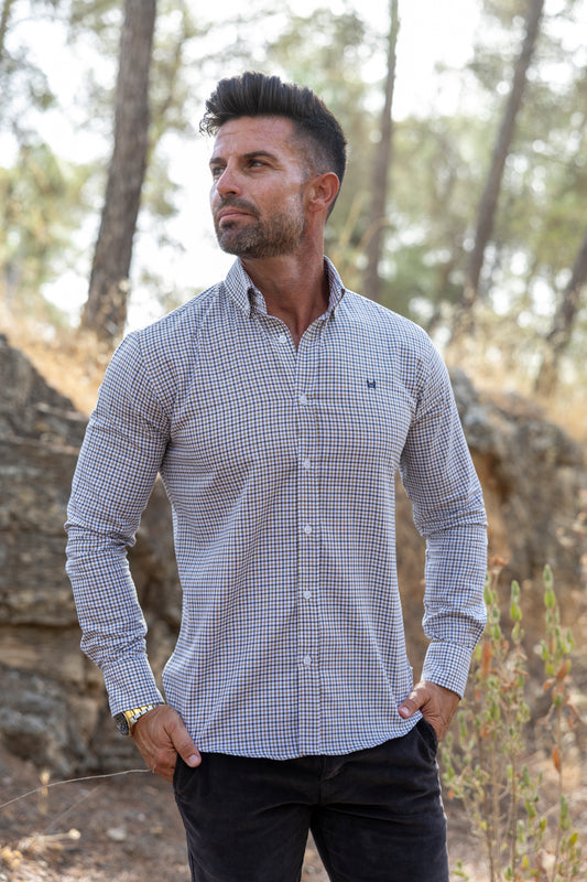 Camisa Cuadros Verde Albero | Miranda