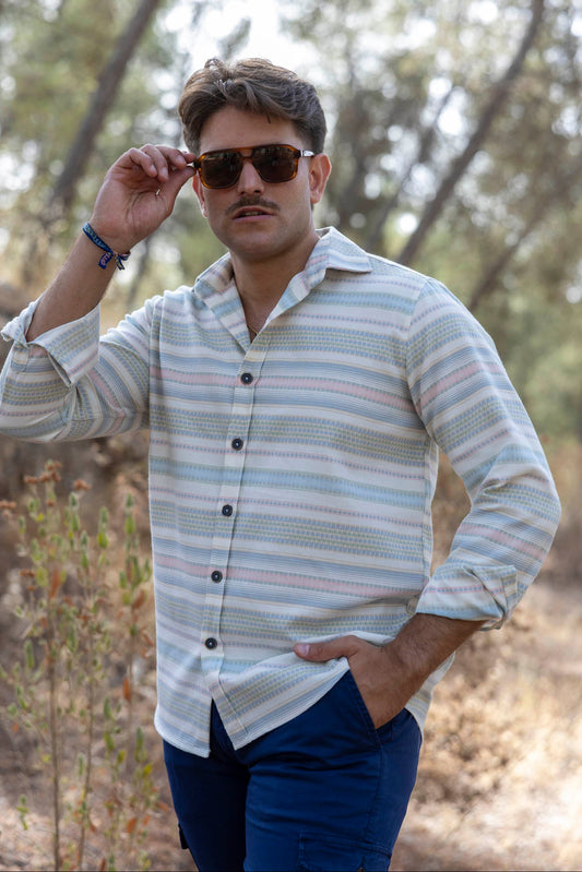 Sobrecamisa Étnica Pastel | Jaca