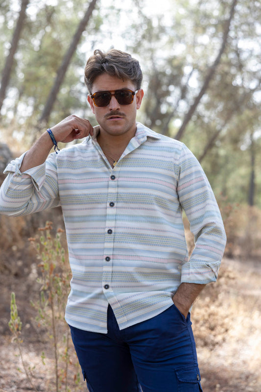 Sobrecamisa Étnica Pastel | Jaca