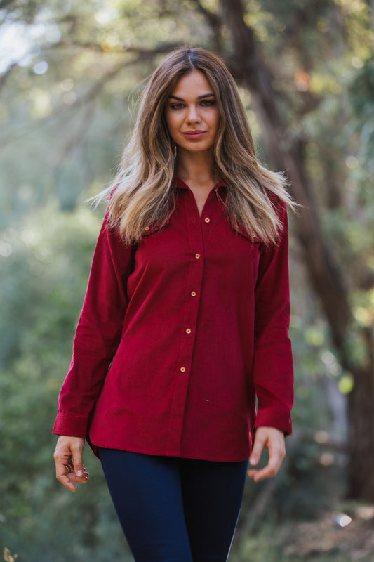 Camisa micropana granate