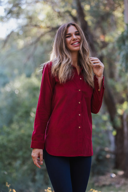 Camisa micropana granate