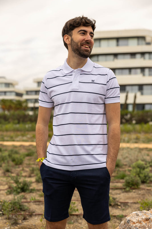 Polo Rayas Blanco | Cuba