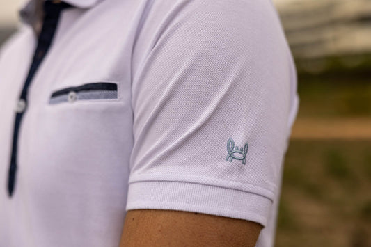 Polo Blanco Bolsillo | Argentina