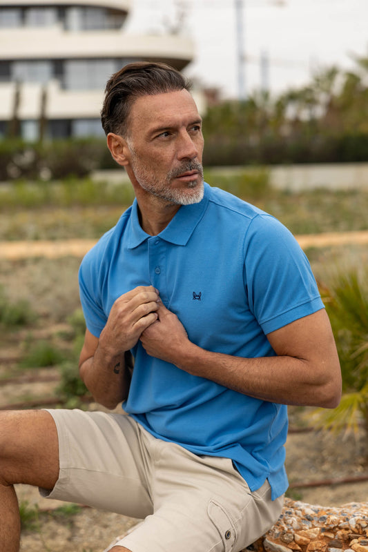 Polo Básico Azul Devin