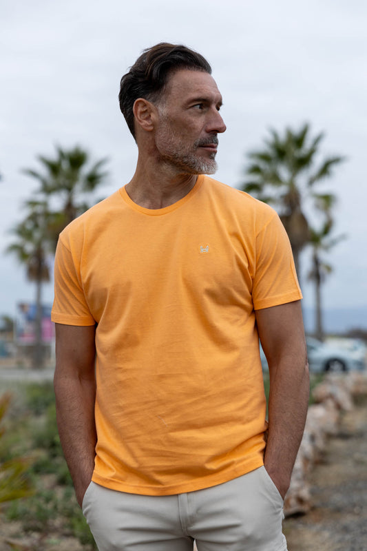 Camiseta Básica Mandarina