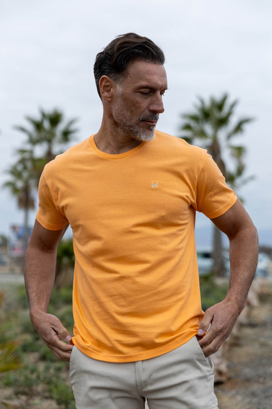 Camiseta Básica Mandarina