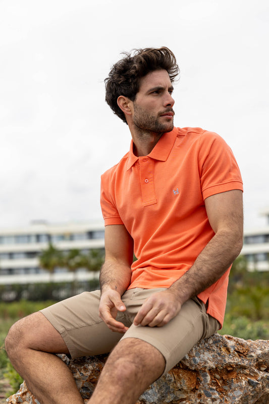 Polo Básico Coral