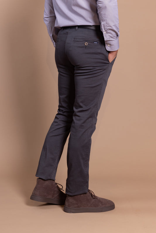 Pantalón Chino Elástico Gris Plomo | Jesulín