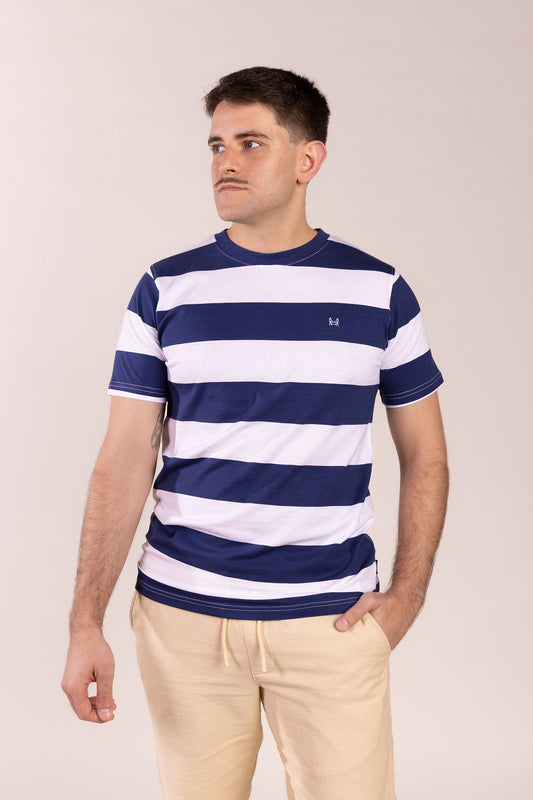 Camiseta Rayas Marino | Monaco