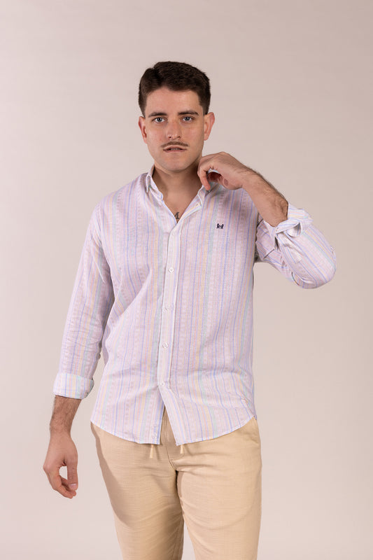 Camisa Lino Etnica | Cártama