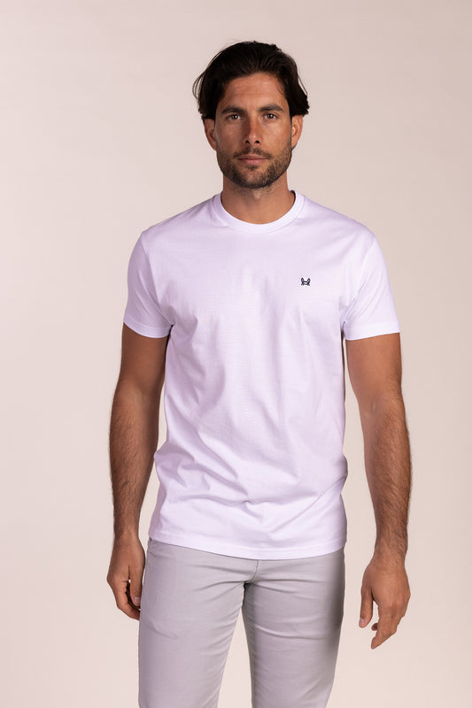 Camiseta Básica Manga Corta Blanca