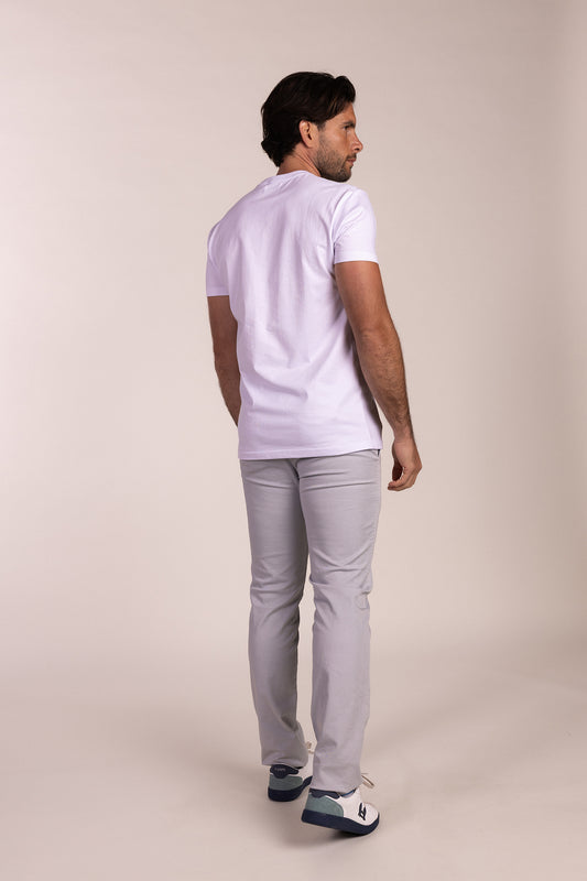 Camiseta Básica Manga Corta Blanca