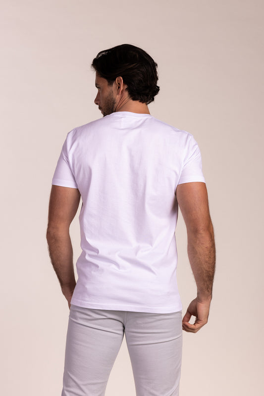 Camiseta Básica Manga Corta Blanca