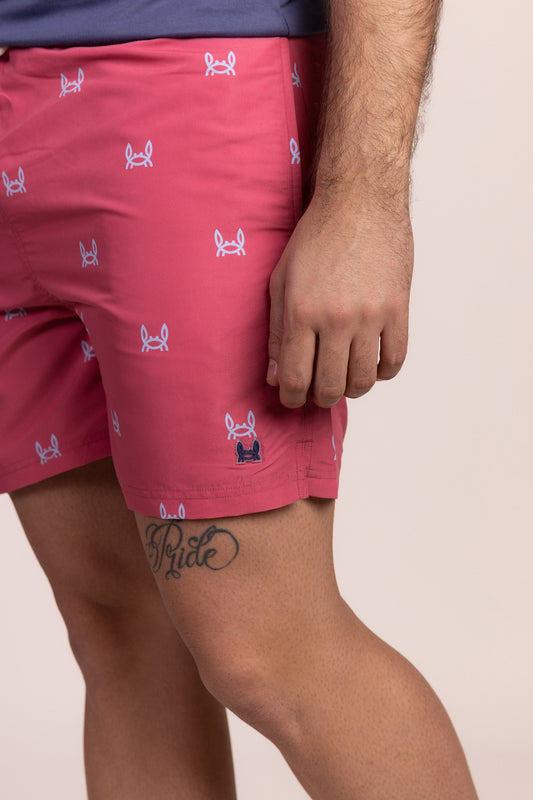 Bañador Estampado Cangrejito Fresa