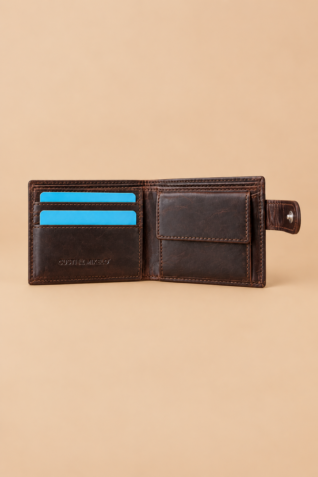 Cartera Piel Argentina Verde Kaki