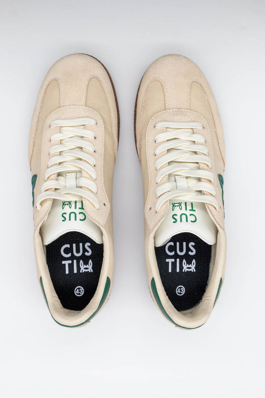 Zapatilla Serraje Beige