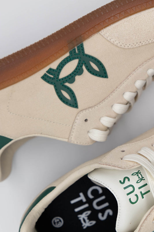 Zapatilla Serraje Beige