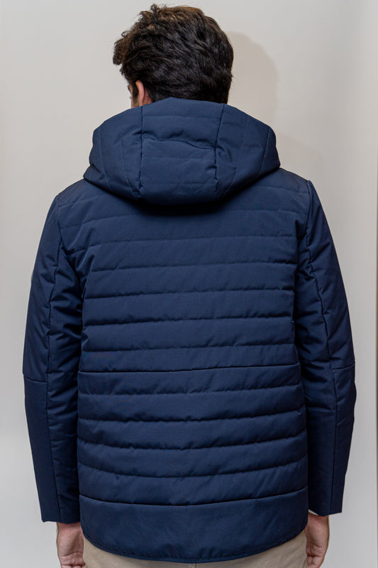 Chaqueta Técnica Capucha Marino | Annapurna