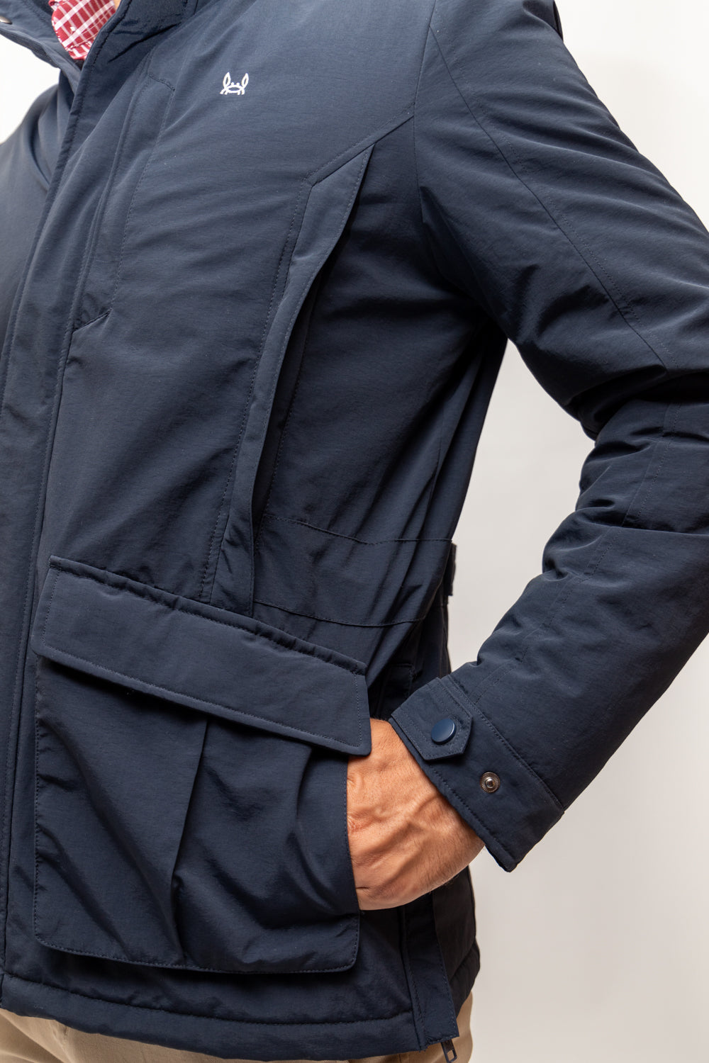 Parka Técnica Bolsillos Marino | Everest