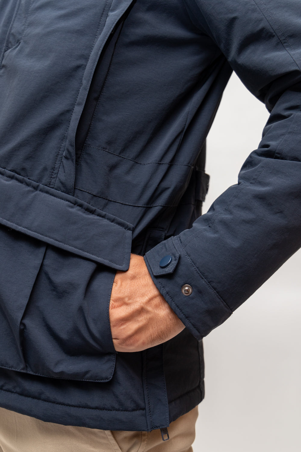 Parka Técnica Bolsillos Marino | Everest