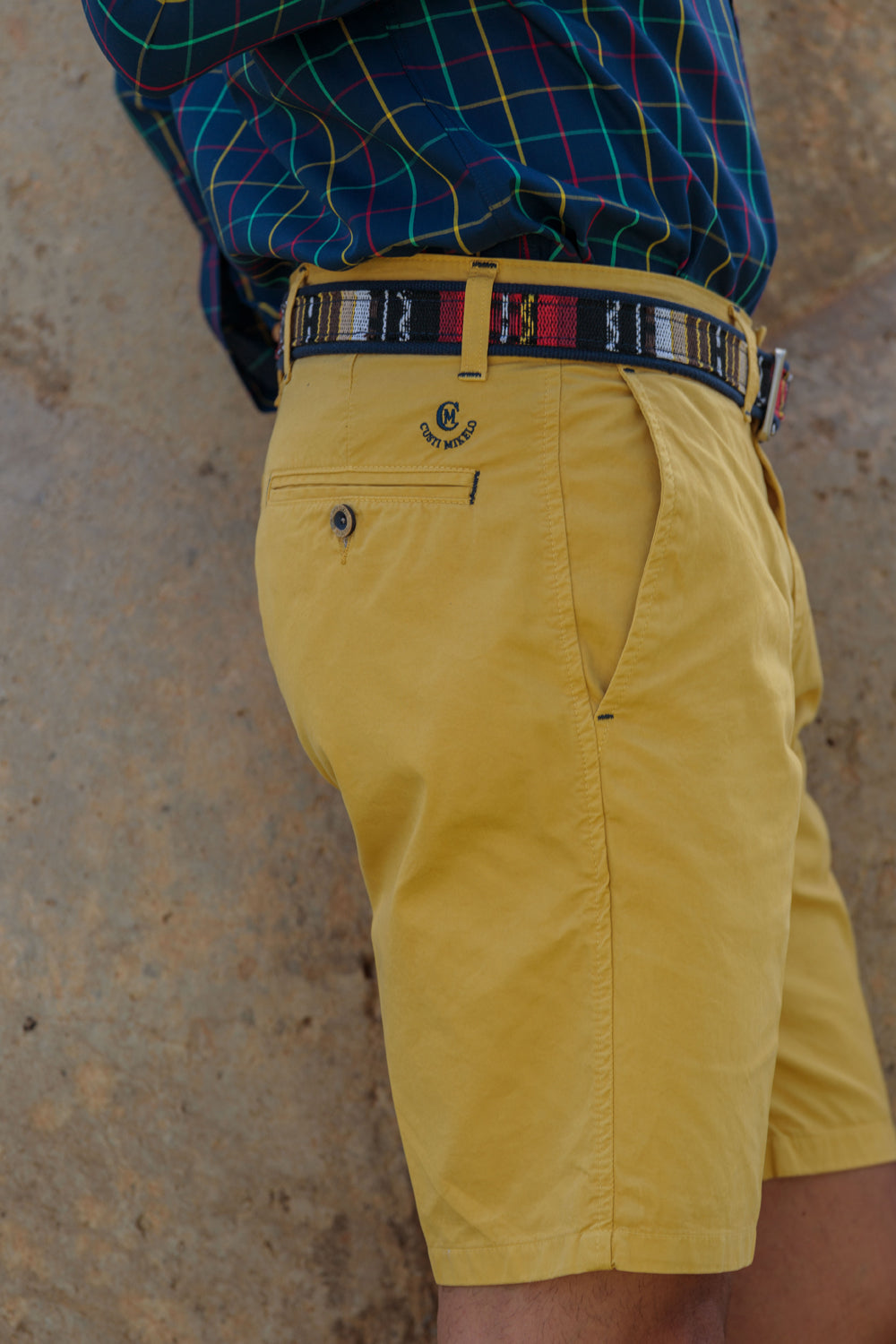 Cinturón etnico multicolor