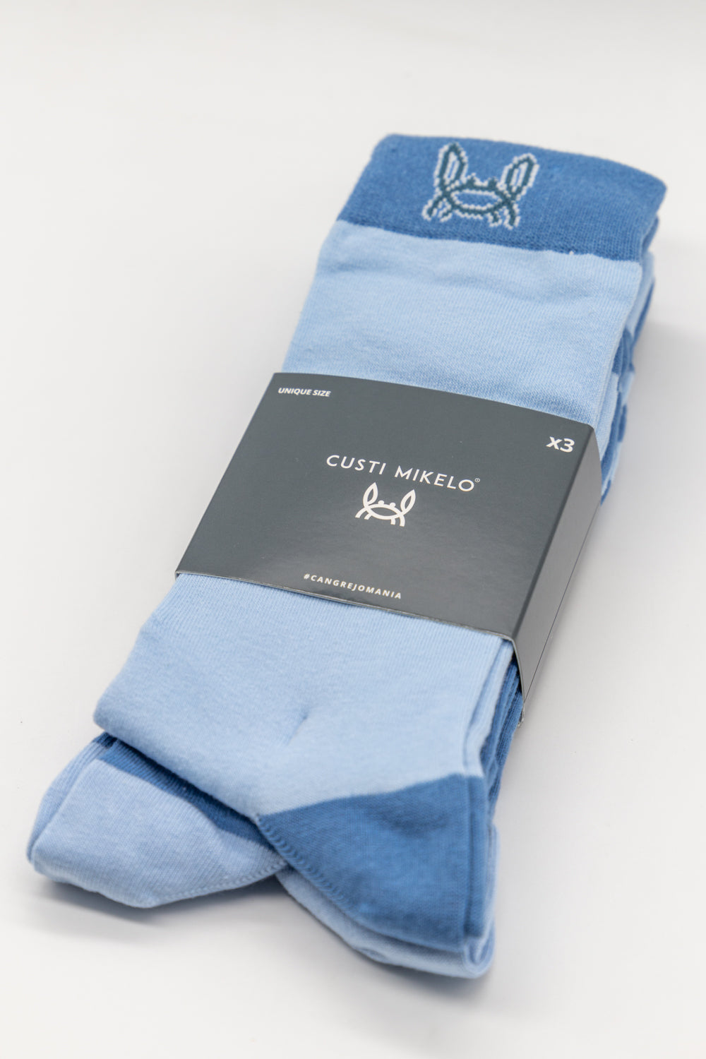 Pack 3 Calcetines Cangrejito | Azul