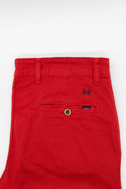 Bermuda Elástica Roja | Priego