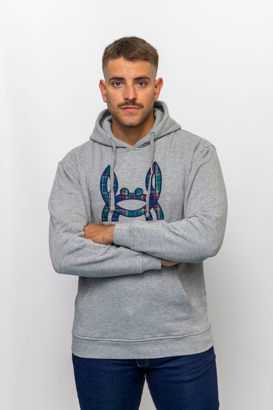 Sudadera Capucha Gris Tela