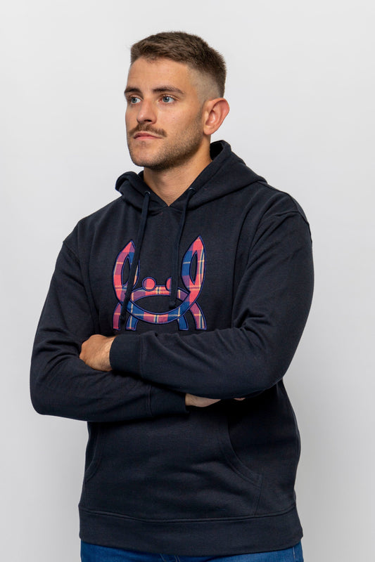 Sudadera Capucha Marino Tela