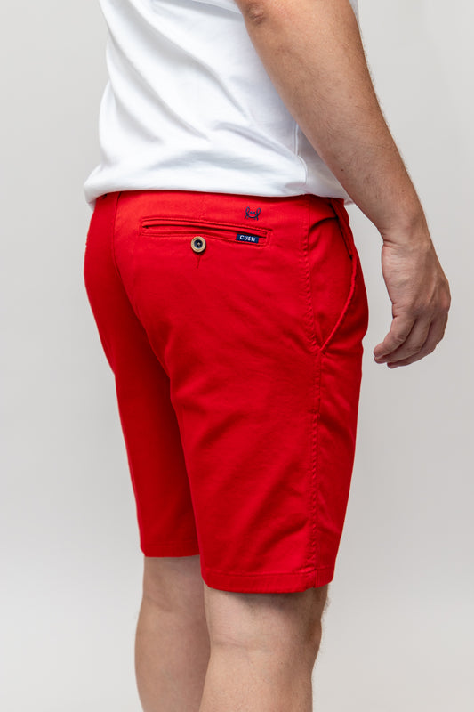 Bermuda Elástica Roja | Priego