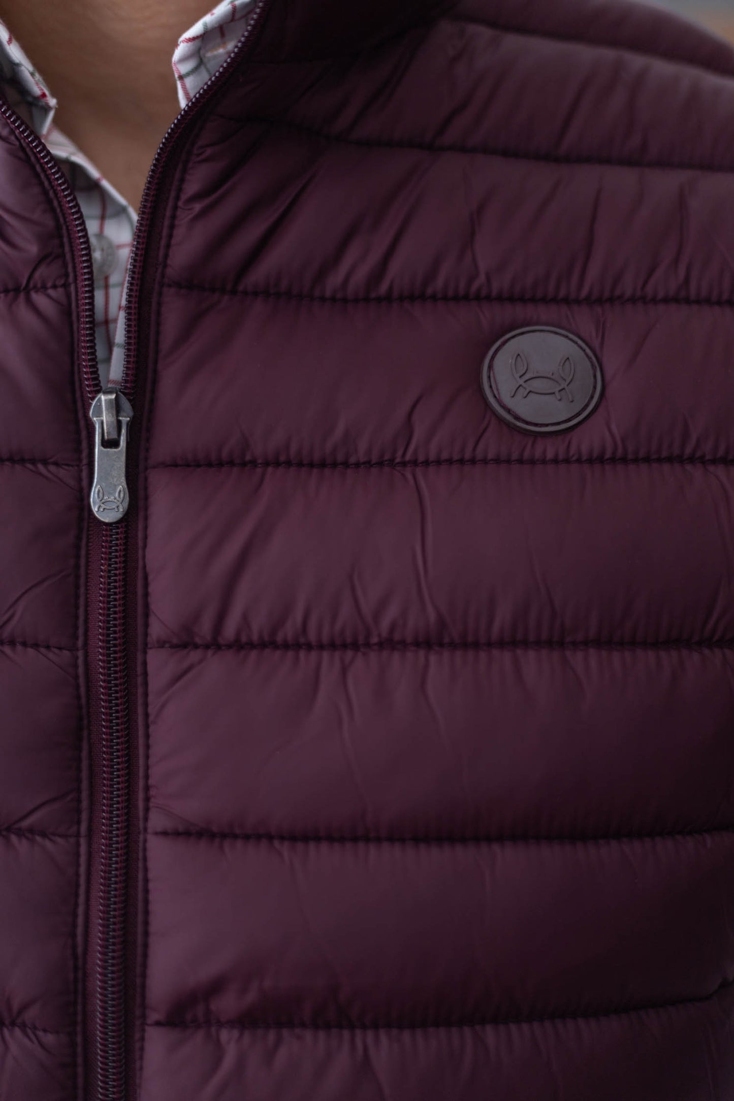 Chaqueta Acolchada Granate