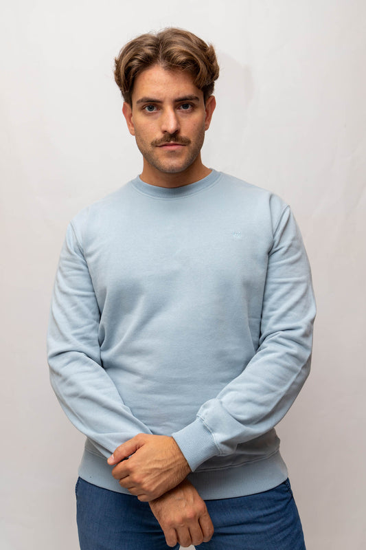 Sudadera Tacto Melocotón | Celeste