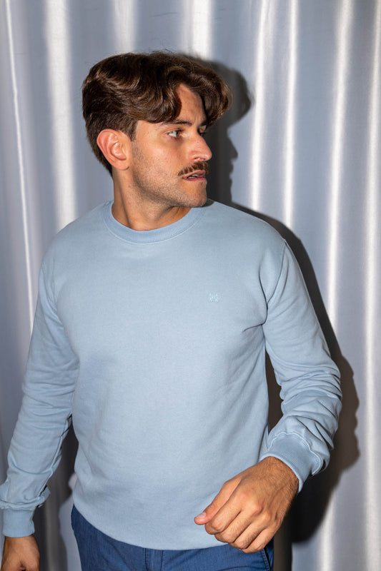 Sudadera Tacto Melocotón | Celeste