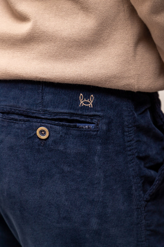 Pantalón Pana Azul Marino