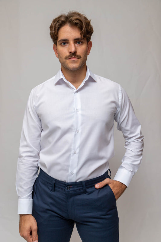 Camisa Vestir Blanca