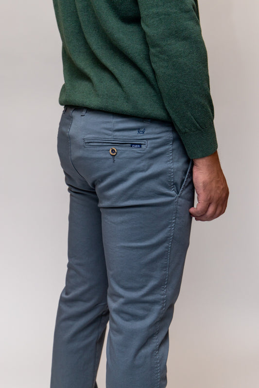 Pantalón Chino Elástico Gris | Jesulín