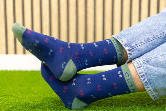 Calcetín Cangrejito Multicolor Marino