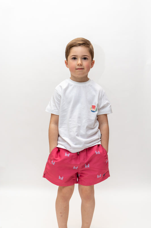 Camiseta Infantil Circulo Multicolor Blanca | Formentera