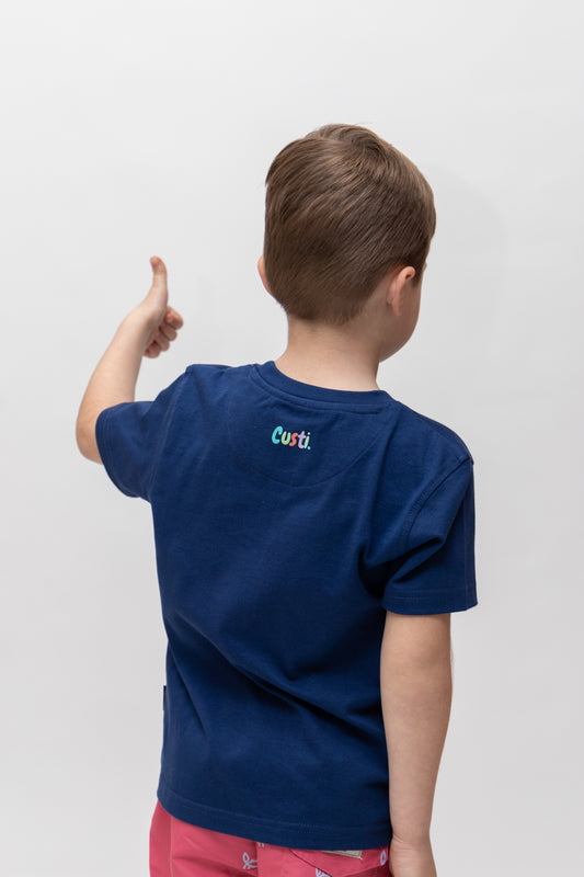 Camiseta Infantil Cangrejito Multicolor | Mykonos
