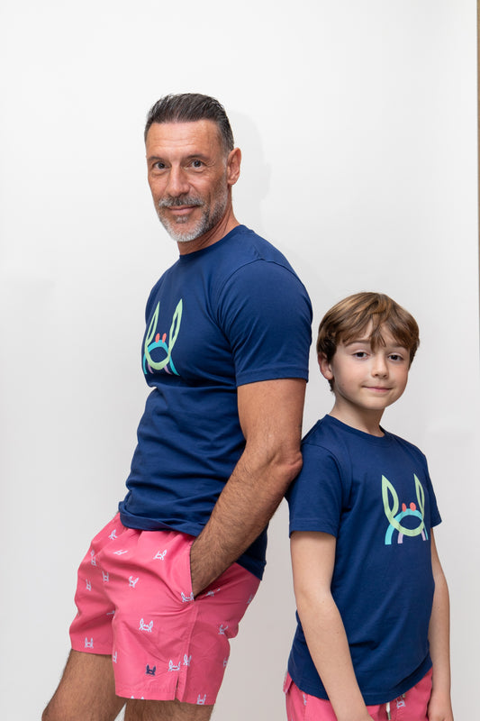 Camiseta Infantil Cangrejito Multicolor | Mykonos