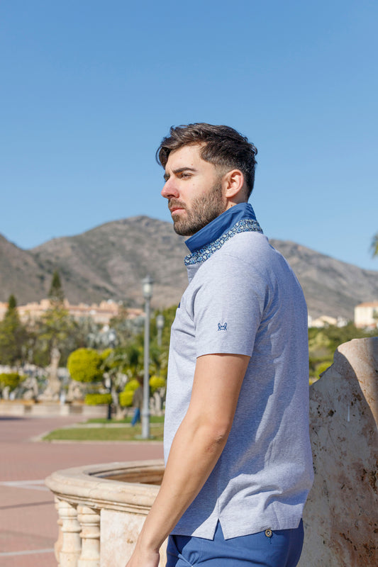 Polo Tejido Camiseta Gris | Mexico