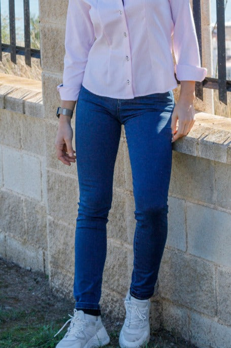 Pantalón Chica Vaquero Piedra