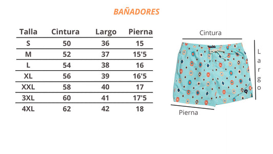 Bañador Estampado Tropical