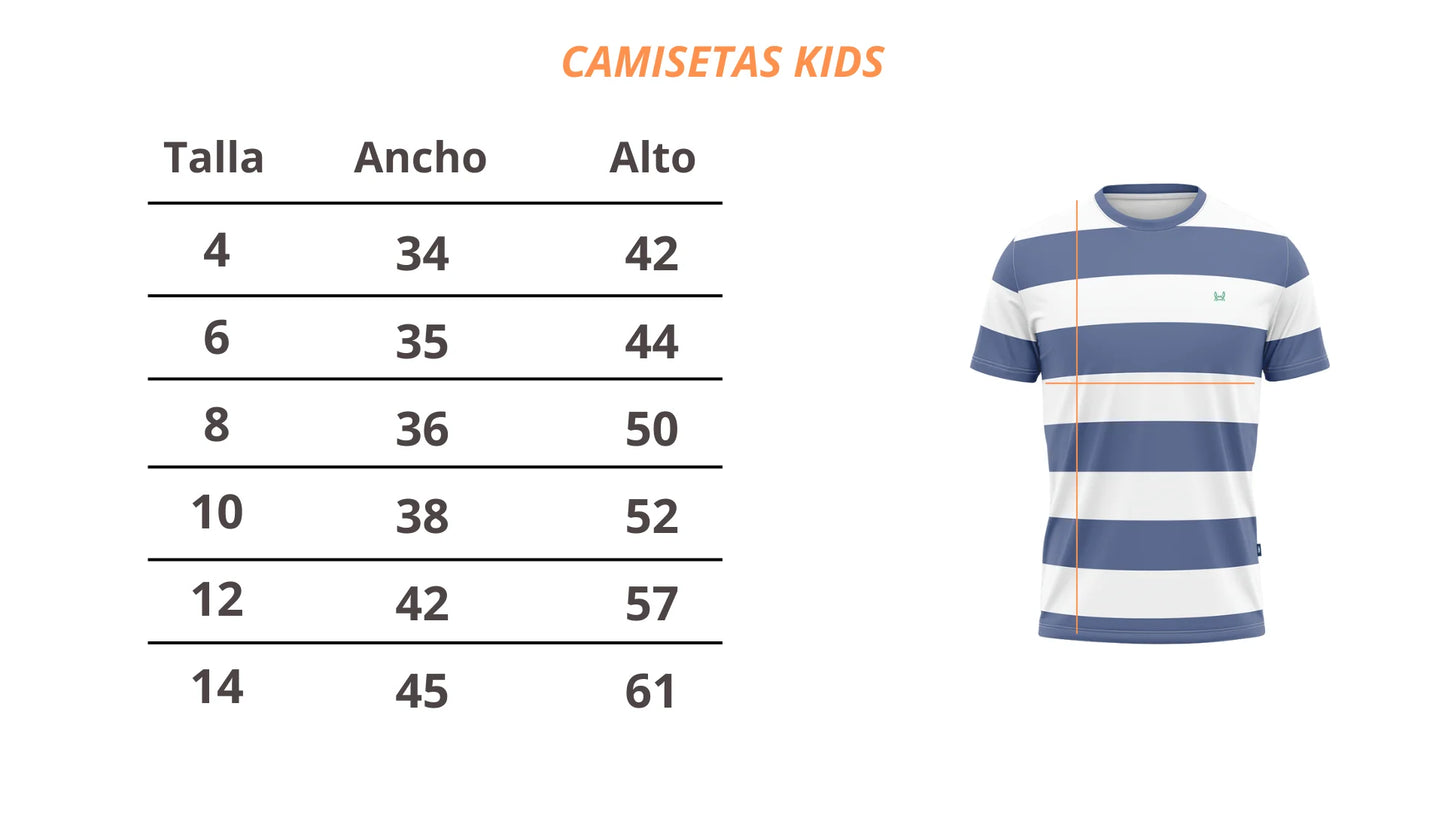 Camiseta Infantil Cangrejito Multicolor | Mykonos