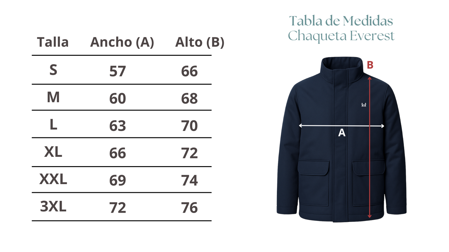 Parka Técnica Bolsillos Marino | Everest